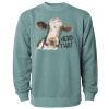 Unisex Midweight Pigment-Dyed Crewneck Sweatshirt Thumbnail