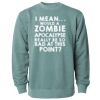 Unisex Midweight Pigment-Dyed Crewneck Sweatshirt Thumbnail