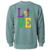 Unisex Midweight Pigment-Dyed Crewneck Sweatshirt Thumbnail