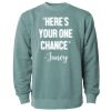 Unisex Midweight Pigment-Dyed Crewneck Sweatshirt Thumbnail