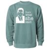 Unisex Midweight Pigment-Dyed Crewneck Sweatshirt Thumbnail