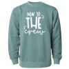 Unisex Midweight Pigment-Dyed Crewneck Sweatshirt Thumbnail
