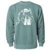 Unisex Midweight Pigment-Dyed Crewneck Sweatshirt Thumbnail