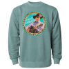 Unisex Midweight Pigment-Dyed Crewneck Sweatshirt Thumbnail