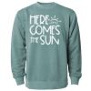 Unisex Midweight Pigment-Dyed Crewneck Sweatshirt Thumbnail