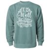 Unisex Midweight Pigment-Dyed Crewneck Sweatshirt Thumbnail