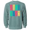 Unisex Midweight Pigment-Dyed Crewneck Sweatshirt Thumbnail