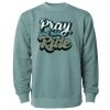 Unisex Midweight Pigment-Dyed Crewneck Sweatshirt Thumbnail