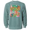 Unisex Midweight Pigment-Dyed Crewneck Sweatshirt Thumbnail