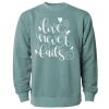 Unisex Midweight Pigment-Dyed Crewneck Sweatshirt Thumbnail