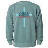 Unisex Midweight Pigment-Dyed Crewneck Sweatshirt Thumbnail