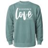 Unisex Midweight Pigment-Dyed Crewneck Sweatshirt Thumbnail