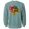 Unisex Midweight Pigment-Dyed Crewneck Sweatshirt Thumbnail