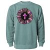 Unisex Midweight Pigment-Dyed Crewneck Sweatshirt Thumbnail