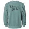 Unisex Midweight Pigment-Dyed Crewneck Sweatshirt Thumbnail