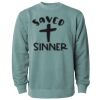 Unisex Midweight Pigment-Dyed Crewneck Sweatshirt Thumbnail