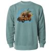 Unisex Midweight Pigment-Dyed Crewneck Sweatshirt Thumbnail