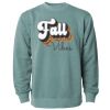 Unisex Midweight Pigment-Dyed Crewneck Sweatshirt Thumbnail