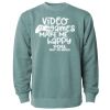 Unisex Midweight Pigment-Dyed Crewneck Sweatshirt Thumbnail