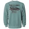 Unisex Midweight Pigment-Dyed Crewneck Sweatshirt Thumbnail