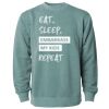 Unisex Midweight Pigment-Dyed Crewneck Sweatshirt Thumbnail