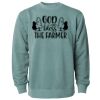 Unisex Midweight Pigment-Dyed Crewneck Sweatshirt Thumbnail