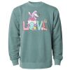 Unisex Midweight Pigment-Dyed Crewneck Sweatshirt Thumbnail