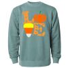 Unisex Midweight Pigment-Dyed Crewneck Sweatshirt Thumbnail
