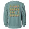 Unisex Midweight Pigment-Dyed Crewneck Sweatshirt Thumbnail
