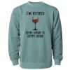 Unisex Midweight Pigment-Dyed Crewneck Sweatshirt Thumbnail