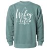 Unisex Midweight Pigment-Dyed Crewneck Sweatshirt Thumbnail