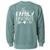 Unisex Midweight Pigment-Dyed Crewneck Sweatshirt Thumbnail