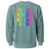 Unisex Midweight Pigment-Dyed Crewneck Sweatshirt Thumbnail