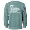 Unisex Midweight Pigment-Dyed Crewneck Sweatshirt Thumbnail