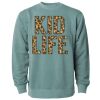 Unisex Midweight Pigment-Dyed Crewneck Sweatshirt Thumbnail