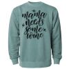 Unisex Midweight Pigment-Dyed Crewneck Sweatshirt Thumbnail