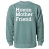 Unisex Midweight Pigment-Dyed Crewneck Sweatshirt Thumbnail
