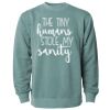 Unisex Midweight Pigment-Dyed Crewneck Sweatshirt Thumbnail