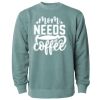Unisex Midweight Pigment-Dyed Crewneck Sweatshirt Thumbnail