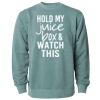 Unisex Midweight Pigment-Dyed Crewneck Sweatshirt Thumbnail