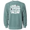 Unisex Midweight Pigment-Dyed Crewneck Sweatshirt Thumbnail