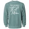 Unisex Midweight Pigment-Dyed Crewneck Sweatshirt Thumbnail