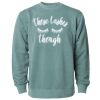 Unisex Midweight Pigment-Dyed Crewneck Sweatshirt Thumbnail