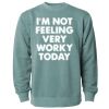 Unisex Midweight Pigment-Dyed Crewneck Sweatshirt Thumbnail
