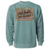 Unisex Midweight Pigment-Dyed Crewneck Sweatshirt Thumbnail