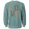 Unisex Midweight Pigment-Dyed Crewneck Sweatshirt Thumbnail