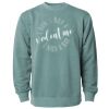 Unisex Midweight Pigment-Dyed Crewneck Sweatshirt Thumbnail