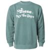 Unisex Midweight Pigment-Dyed Crewneck Sweatshirt Thumbnail