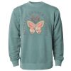 Unisex Midweight Pigment-Dyed Crewneck Sweatshirt Thumbnail