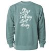 Unisex Midweight Pigment-Dyed Crewneck Sweatshirt Thumbnail